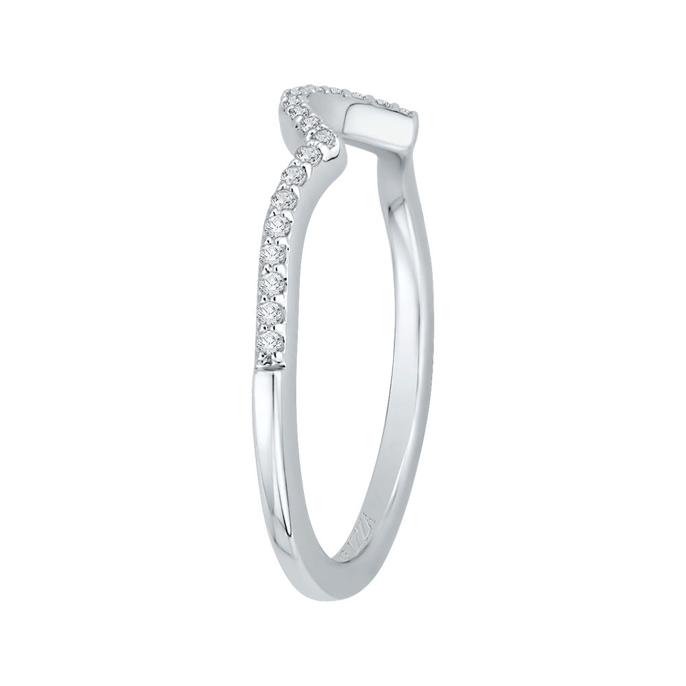 Diamond Wedding Band in 14K White Gold