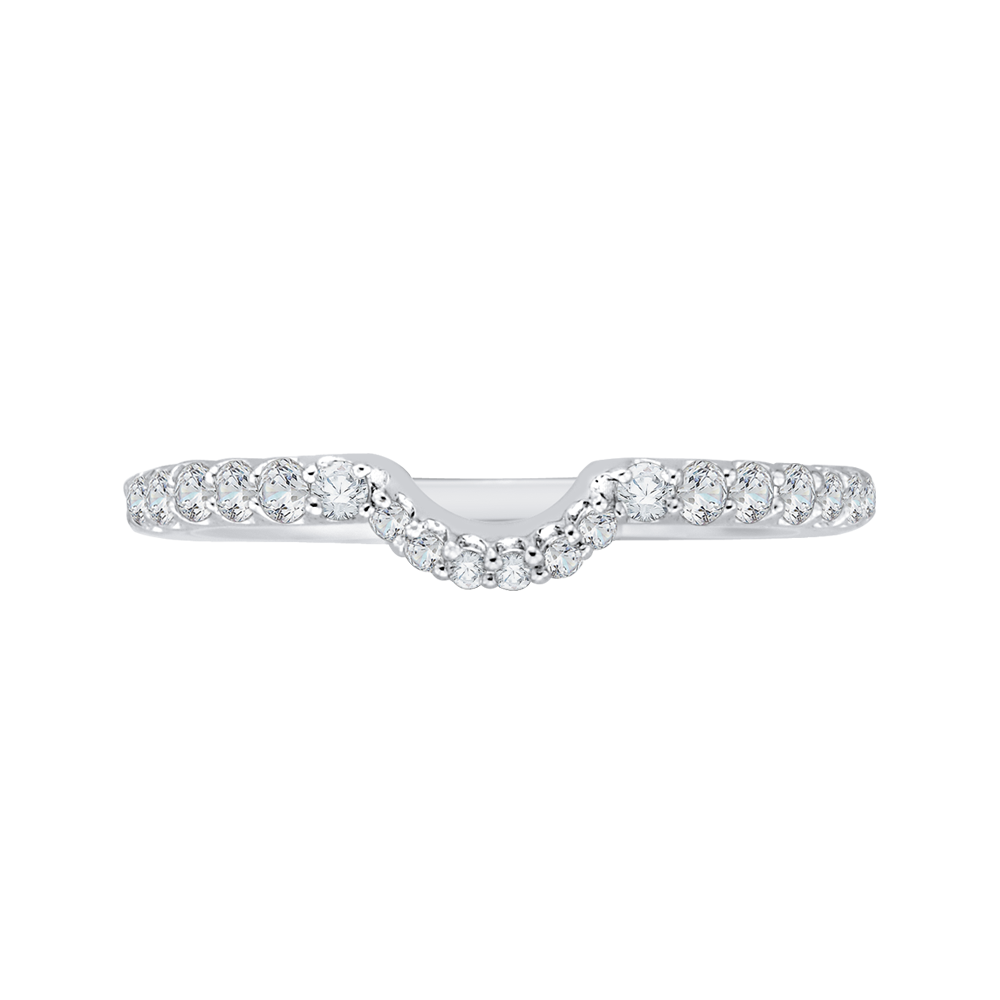 Diamond Wedding Band in 14K White Gold