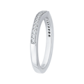 Half-Eternity Diamond Wedding Band in 14K White Gold