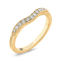 Round Diamond Wedding Band in 14K Yellow Gold