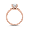 Diamond Engagement Ring in 14K Rose Gold (Semi-Mount)