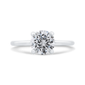 Diamond Classic Engagement Ring in 14K White Gold (Semi-Mount)