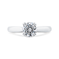 Solitaire Engagement Ring in 14K White Gold (Semi-Mount)