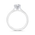 Solitaire Engagement Ring in 14K White Gold (Semi-Mount)