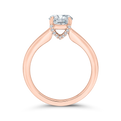 Diamond Engagement Ring in 14K Rose Gold (Semi-Mount)