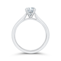 Solitaire Engagement Ring in 14K White Gold (Semi-Mount)