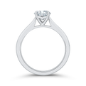 Solitaire Engagement Ring in 14K White Gold (Semi-Mount)