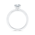 Solitaire Engagement Ring in 14K White Gold (Semi-Mount)