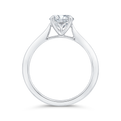 Solitaire Engagement Ring in 14K White Gold (Semi-Mount)