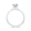 Solitaire Engagement Ring in 14K White Gold (Semi-Mount)