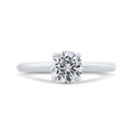 Solitaire Engagement Ring in 14K White Gold (Semi-Mount)