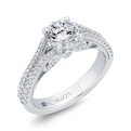 Split Shank Diamond Split Shank Engagement Ring in 14K White Gold (Semi-Mount)