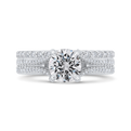 Split Shank Diamond Split Shank Engagement Ring in 14K White Gold (Semi-Mount)