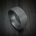 Tantalum Textured Band Custom Made Men's Ring