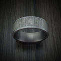 Tantalum Textured Band Custom Made Men's Ring