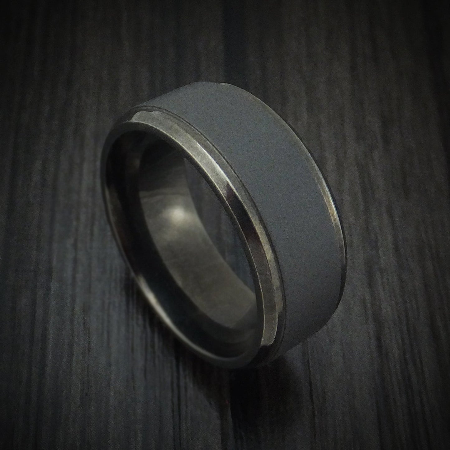 Darkened Tantalum Men's Band Custom Made