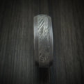 Tantalum and Meteorite Men's Ring with Hardwood Sleeve Custom Made