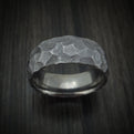 Rock Hammered Tantalum Men's Ring Custom Made