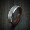 Tantalum Men's Ring with Wood Sleeve Custom Made Band