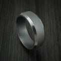 Tantalum Band with Wire Finish Custom Made Men's Ring