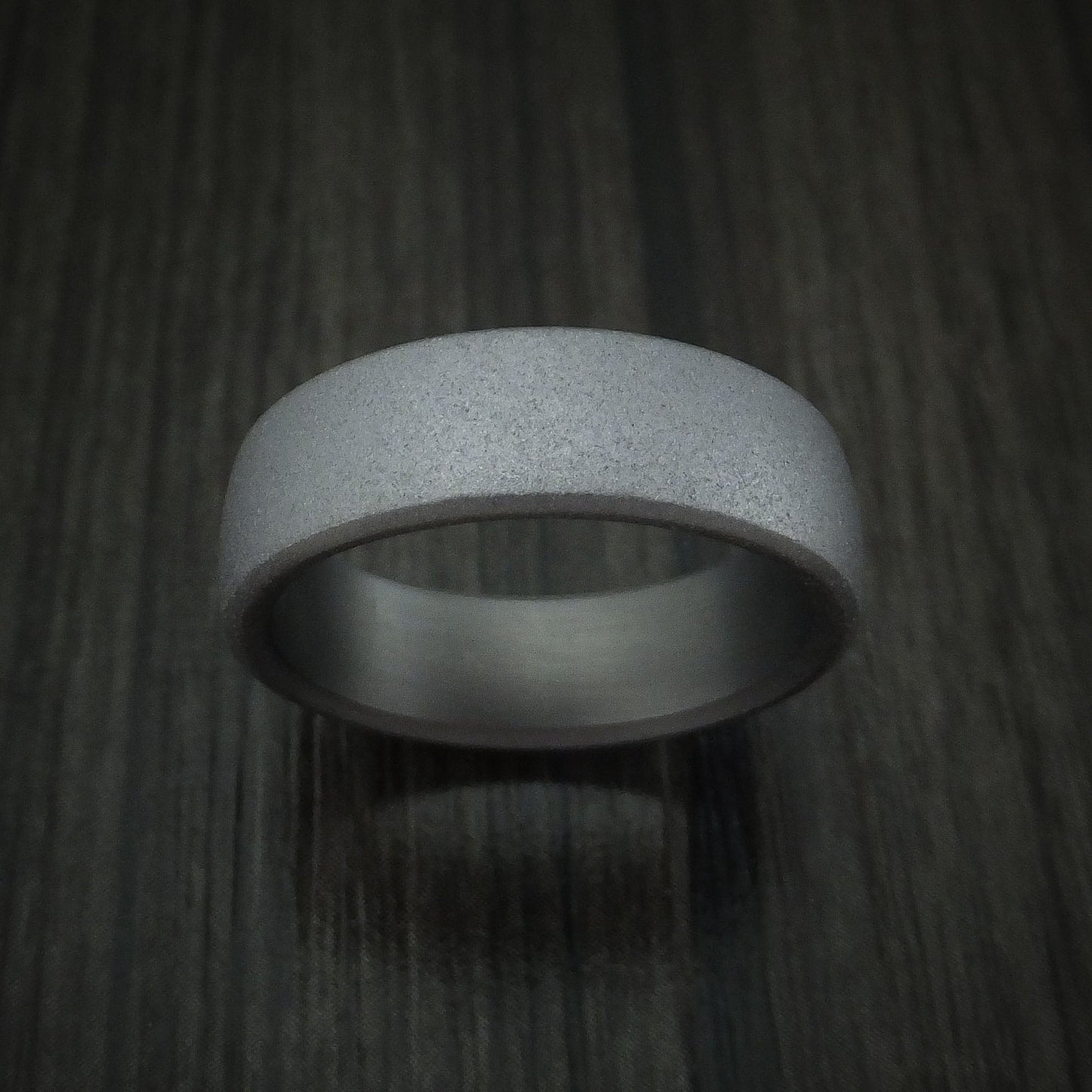 Tantalum Band with Sand Finish Custom Made Men's Ring