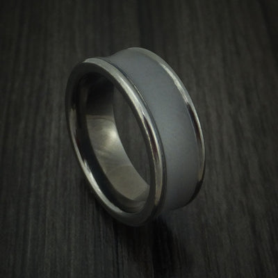 Tantalum Concave Band Custom Made Men's Ring