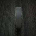 Darkened Tantalum Coin Edge Band Custom Made Men's Ring