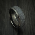 Tantalum Hammered Band Custom Made Men's Ring