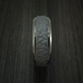 Tantalum Hammered Band Custom Made Men's Ring