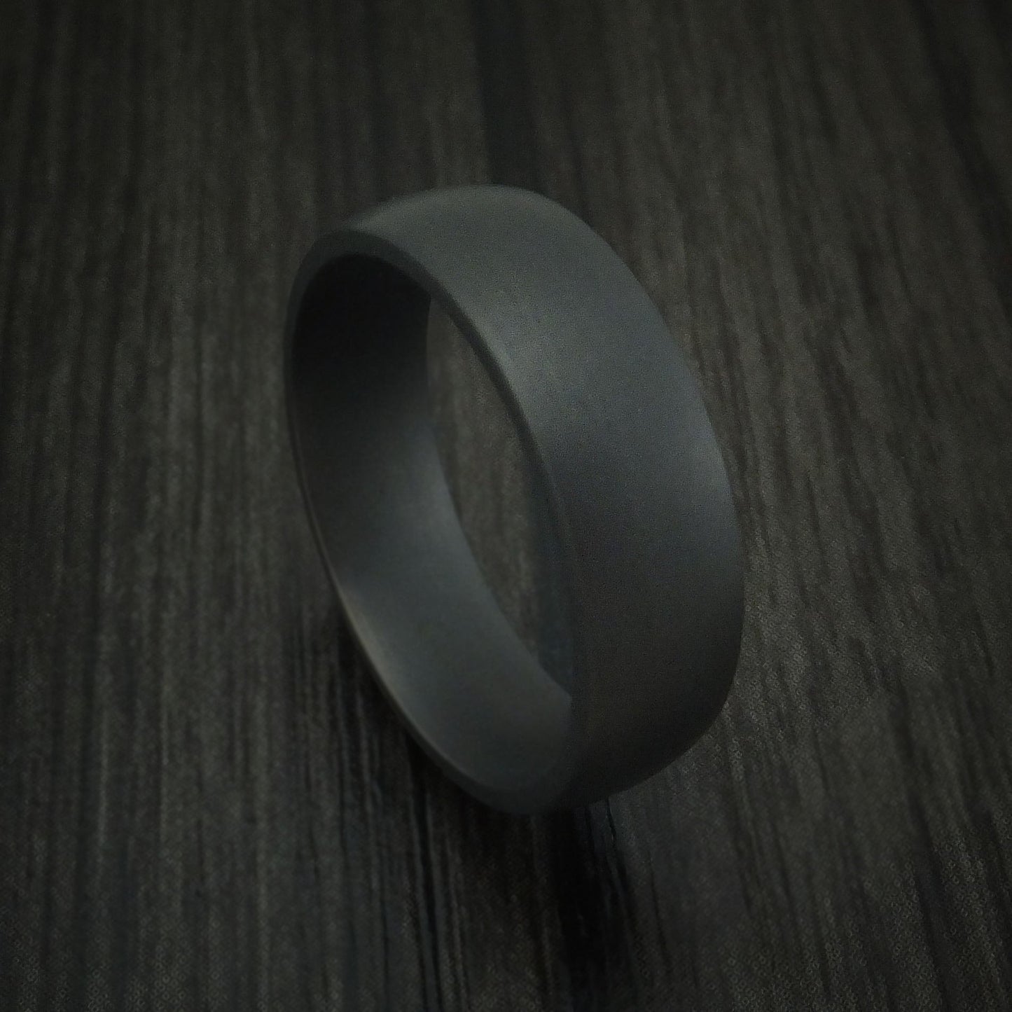 Darkened Tantalum Band Custom Made Men's Ring