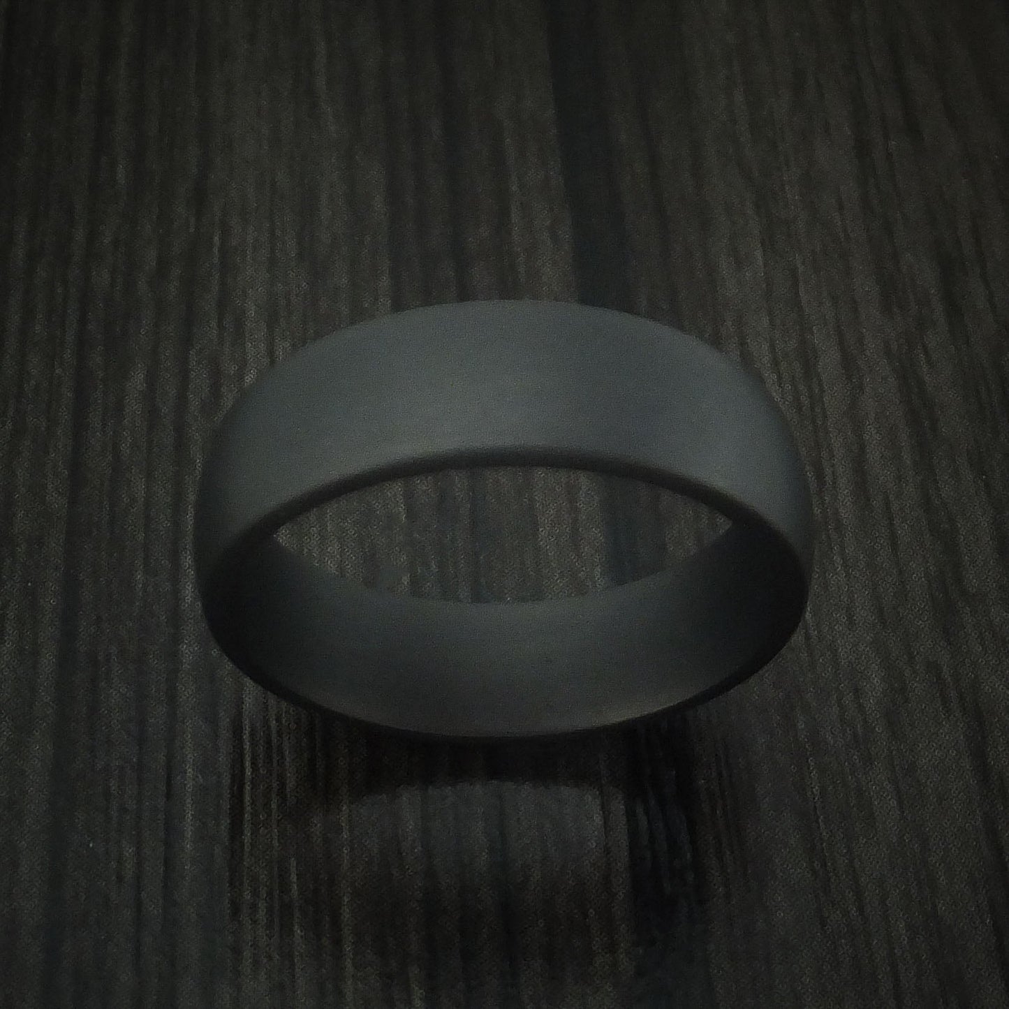 Darkened Tantalum Band Custom Made Men's Ring