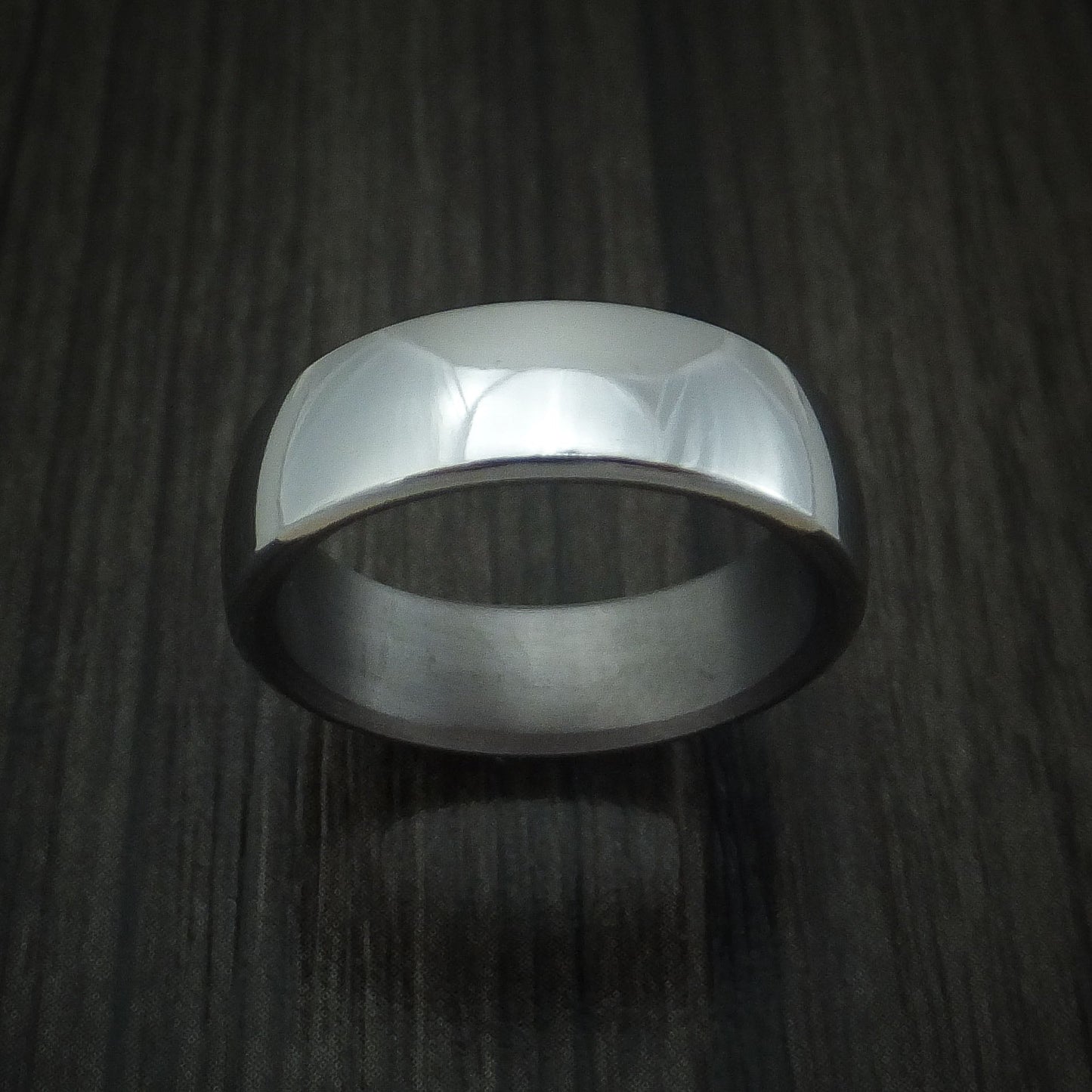 Tantalum Polished Band Custom Made Men's Ring