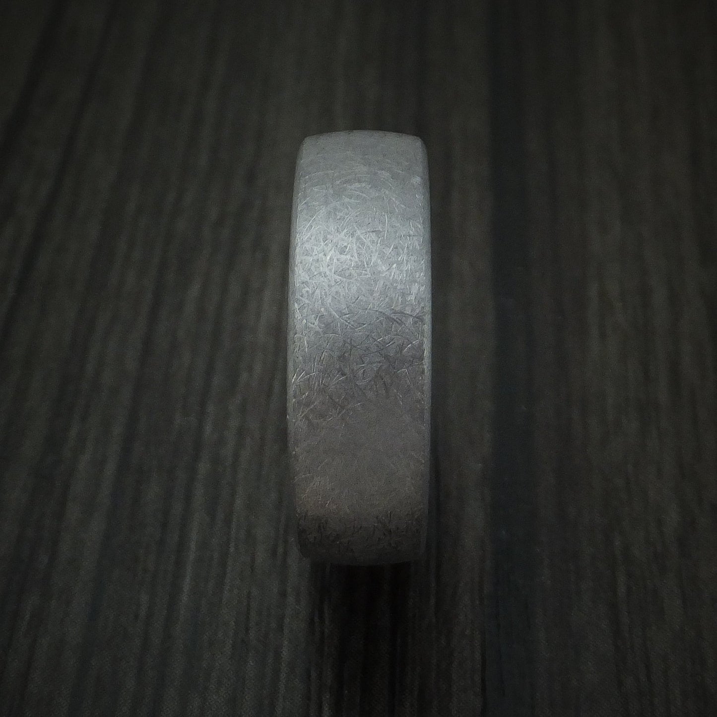 Tantalum Band with Swirled Finish Custom Made Men's Ring