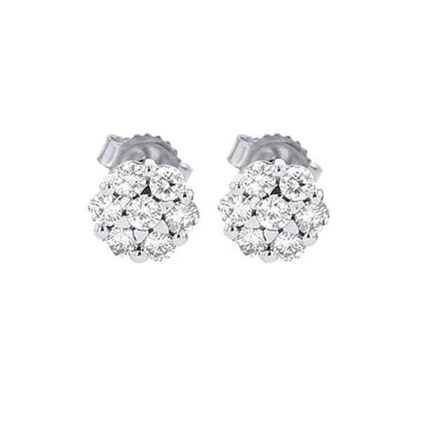 14Kt White Gold Diamond 1/3Ctw Earring