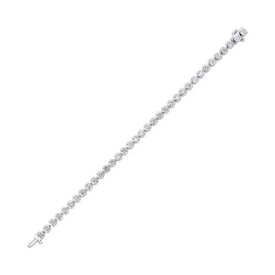 14Kt White Gold Diamond 7Ctw Bracelet