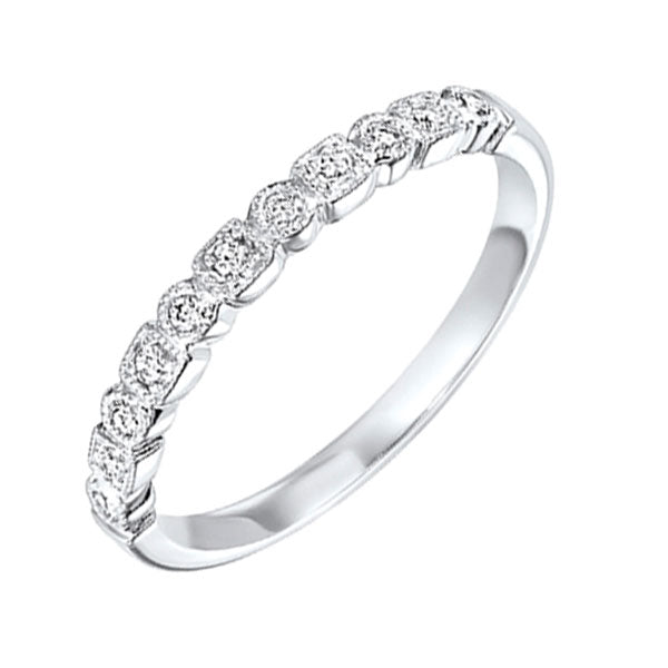 14Kt White Gold Diamond 1/8Ctw Ring