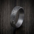 Tamascus Tantalum Men's Ring Marble Pattern Custom Made Band