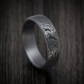 Tamascus Tantalum Men's Ring Torsion Pattern Custom Made Band