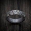 Tamascus Tantalum Men's Ring Vortex Pattern Custom Made Band