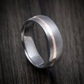 Tantalum And 14K Gold Men's Ring Custom Made