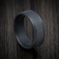 Darkened Tantalum with Two-Tone Finish Mens Ring