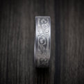 Tantalum Vintage Floral Mens Band