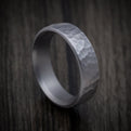 Hammered Tantalum Mens Ring