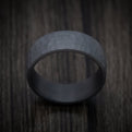 Hammered Darkened Tantalum Mens Ring