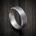 14K White Gold and Tantalum Mens Ring