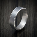 14K White Gold and Tantalum Mens Ring