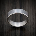 14K White Gold and Tantalum Mens Ring