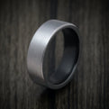 Tantalum Men's Ring with Cerakote Sleeve