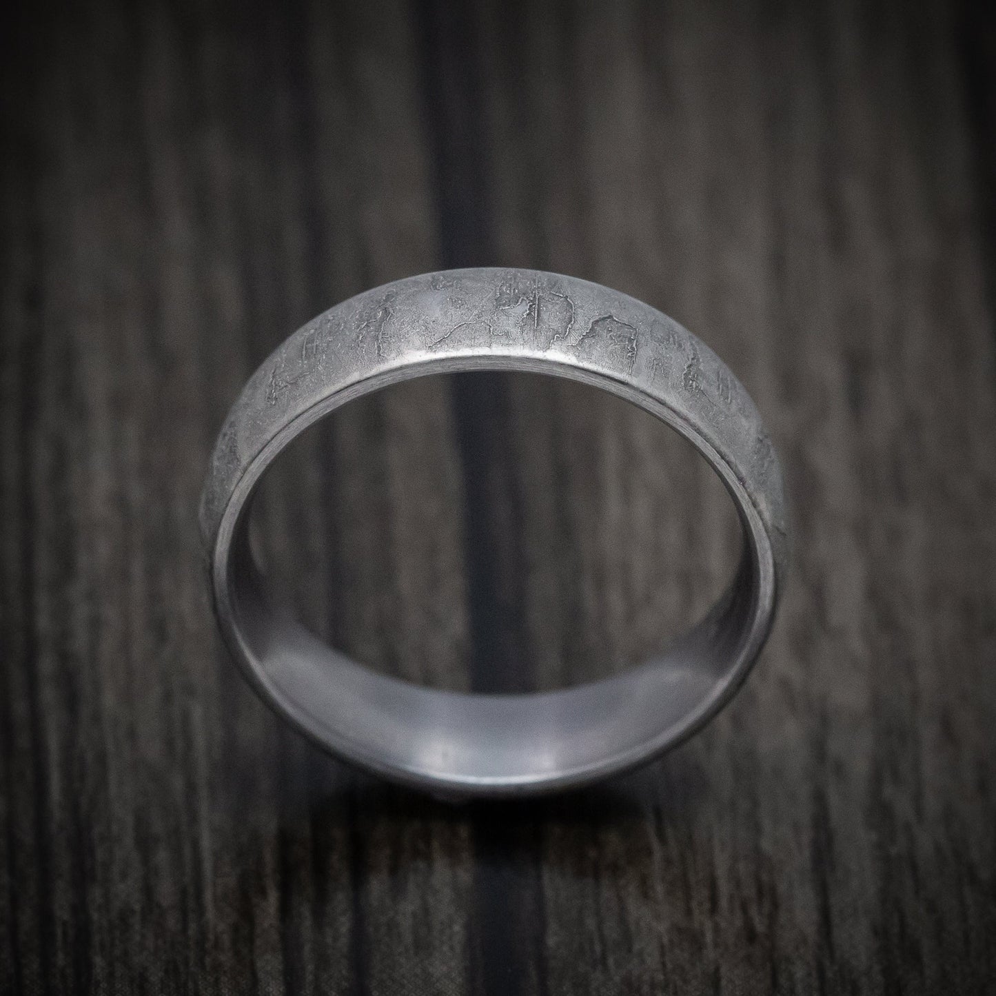 Textured Tantalum Wedding Men's Band