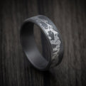 Darkened Tantalum Mountain Scenic Design Ring